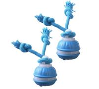 Striegro 2 pièces Jouet de Chasse pour Chien Ligne motorisée Balle de Chien Interactive avec Corde Bleue.