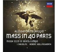 ROBERT I FAGOLINI/HOLLINGWORTH - STRIGGIO: 40 PART MASS CD + DVD NEUF