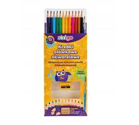 Strigo crayons aquarelle 12 pcs + taille-crayon