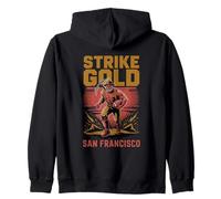 Strike Gold San Francisco Cool Football City Sport Fan Sweat à Capuche