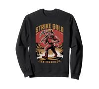 Strike Gold San Francisco Cool Football City Sport Fan Sweatshirt