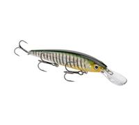 Strike King HCKVDJ300DS-464 KVD Deep Jerkbait Leurre de pêche, système de Transfert de Poids, 11,4 cm, 3/5 oz, coulant Lentement, Taille 2 et 4 hameçons triples Mustad Triple poignée, Perche fantôme
