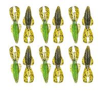 Strike King Lures Rage Magnum Bug Soft Lot de 6 leurres d'été Longueur du Corps 11,4 cm Taille Unique (RGMBUG45-100)