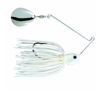 Strike King Potbelly Spinner Bait (White, .375-Once) Colorado Blades