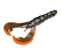 Strike King Rage Craw 4-inch Fishing Lure, Soft Plastic Grub, Unique Design, Realistic Pincers, Slender Body, 4-inches, 7-Pack