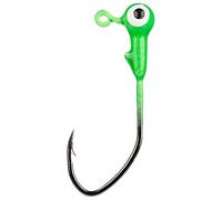 Strike King Unisexe Adulte Lures Mr Crappie Jig Head avec Lazer Sharp Aigle Hameçon Eau Douce 28.3g 2pcs Leurre de Pêche Circulation Calcaire 1/32oz