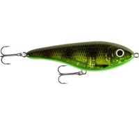 Strike Pro Baby Buster susp Jerkbait, couleur:Olive Spotted Bullhead, longueur cm:10.0