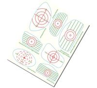 Strike Tape Golf - 6.3x8.07 inches Swing Accuracy Tape Labels, 7-in-1 Swing Consistency Analysis Stickers, Useful Training Equipment | Improve Golf Accuracy and Distance Learning Tool Game