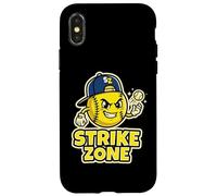 Strike Zone Softball Pitching Sports Softball Joueur Coque pour iPhone X/XS
