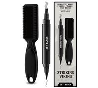 Striking Viking Beard Pencil Filler - Lot de crayons à barbe imperméables réalistes et durables avec 1 stylo et pinceau - Améliore les poils du visage