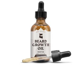 Striking Viking Huile de croissance de barbe avec biotine, 2 Fl Oz (1 pièce) (Unscented)
