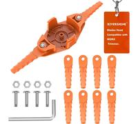 Strimmer Blade Head,Compatible with Worx WG180,WG175,WG180,WG166,WG165,WG157,WG156,WG155,Can Replace WA0010 and WA0004 Replacement Spools