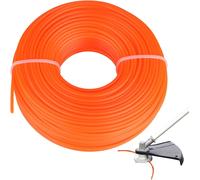 Strimmer Steel Wire 2.4mm x 100m Nylon Wire Diameter Strimmer Wire Spool Strimmer Wire Weed Cutting Wire
