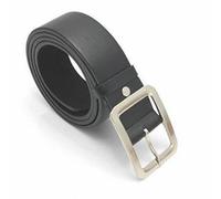 strimusimak Ceinture réglable en cuir synthétique avec boucle ardillon pour homme - Accessoire de vêtements - Noir