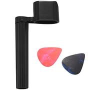String + 2 pics Manivelle Premium pour corde de guitare Une guitare occidentale, une guitare de concert, une guitare électrique ou une guitare acoustique noire avec puller et pics