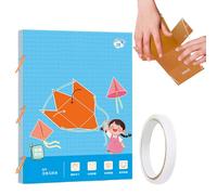String 3D Géométrie Livre Jeu pour Enfants - Planche de Géométrie 15 Corps Jouet éducatif Géométrie Livre d'apprentissage pour apprendre le volume et les formules de surface