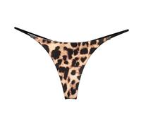 String à Bretelles Fines pour Femmes, Sexy, Sport européen et américain, Fitness, Yoga, Taille Basse, T-Pantalon, Bikini, sous-vêtements sans Couture Pantalon Grande Taille Femme 50 52 (Bronze, XXL)