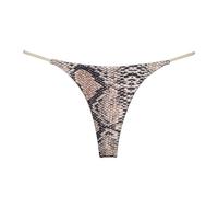 String à Bretelles Fines pour Femmes, Sexy, Sport européen et américain, Fitness, Yoga, Taille Basse, T-Pantalon, Bikini, sous-vêtements sans Couture 56 String (Yellow, S)