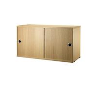 String Armoire à portes coulissantes String chêne. 78x30 cm