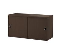 String Armoire à portes coulissantes String Chêne foncé. 78x30 cm