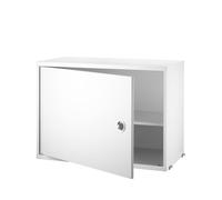 String Armoire avec porte battante String système blanc lxHxP 58x42x30cm