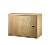 String Armoire avec porte battante String système chêne lxHxP 58x42x30cm