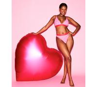 String avec broderie Lemonade Dolls x Etam - Lemonade Emdro - XS - Rose - Femme - Etam