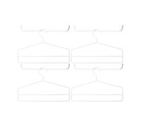 String Cintre String lot de 4 Blanc