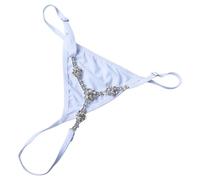 String de luxe orné de strass pour femme - Bijou intime pour femme, Einheitsgröße, comme décrit, Comme décrit