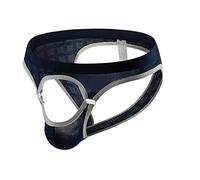 String De Sport Homme Tanga Thong sous-vêtement Extensible Taille Basse Respirant Confortable Lingerie Masculine Support Athlétique Culotte G-String