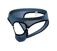 String De Sport Homme Tanga Thong sous-vêtement Extensible Taille Basse Respirant Confortable Lingerie Masculine Support Athlétique Culotte G-String
