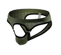 String De Sport Homme Tanga Thong sous-vêtement Extensible Taille Basse Respirant Confortable Lingerie Masculine Support Athlétique Culotte G-String