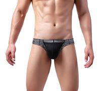 String en Coton pour Homme Hot Tanga Thong G-String Transparent Respirant Caleçon String sans Coutures Extensible Respirant String