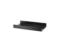Étagère individuelle en métal bord haut L 58 cm String Furniture Noir - 7350038272713