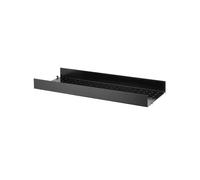 String Tablette avec bords haute 78x30cm noir PxHxP 78x7x30cm