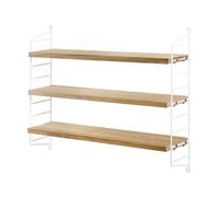 String Pocket Étagère String Furniture Chêne - Blanc OFFRE SPECIALE - 7350038272003