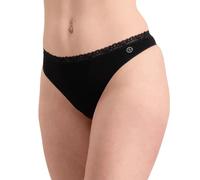String femme Bamboo Basics Amber (x3) Noir M