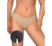 String femme camel toe string invisible sans couture sous-vêtements de sport respirant et évacuant la transpiration, vert clair, S