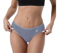 String Femme Sexy Chic Culotte Grande Taille Coton Taille Moyenne Mignon Broderie Cœur Design Féminin Triangle Confortable sous Vêtements Féminins Doux Et Romantiques pour Tous Les Jours