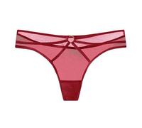 String Femme Sexy Chic Dentelle Coton Lanière Fine Anneau Respirant Soie Glacée sans Couture Culotte Femme Sensuelle Intime Quotidien
