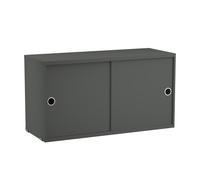 String Furniture Armoire à portes coulissantes - Profondeur 30 cm - dark grey