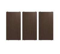 String Furniture Étagères - Lot de 3 - 58 x 30 cm - dark brown