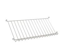 String Furniture Porte-revues String système 78x30cm acier beige PxHxP 78x15x30cm