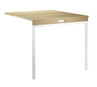 String Furniture Table pliante - blanc - Chêne