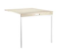 String Furniture Table pliante - blanc - Frêne