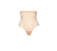 String gainant taille haute en dentelle femme Bye Bra Beige 2XL