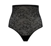 String gainant taille haute en dentelle femme Bye Bra Noir 2XL