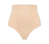 String gainant taille haute femme Bye Bra Beige XL