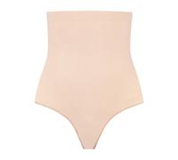 String gainante taille haute femme Bye Bra Soft Touch Seamless Beige 2XL