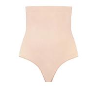 String gainante taille haute femme Bye Bra Soft Touch Seamless Beige L